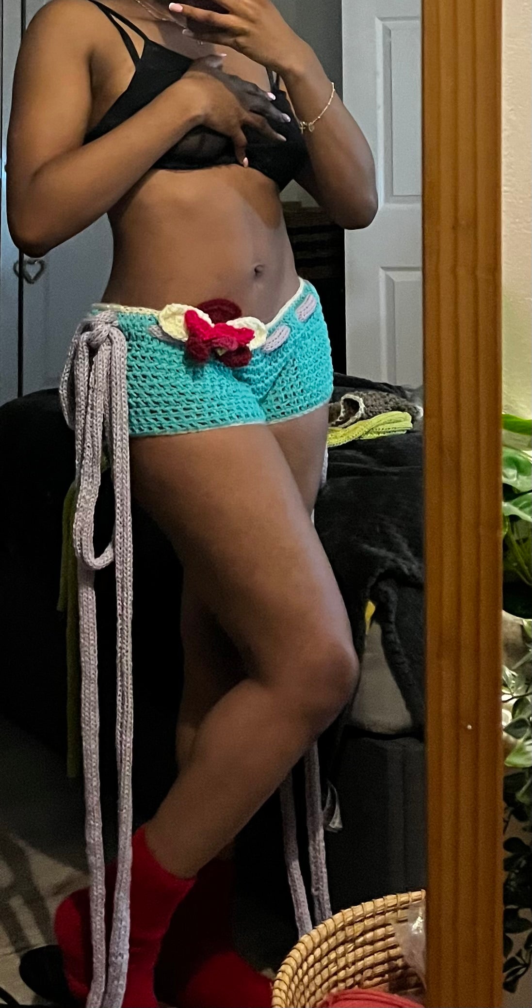 Mermaid micro shorts