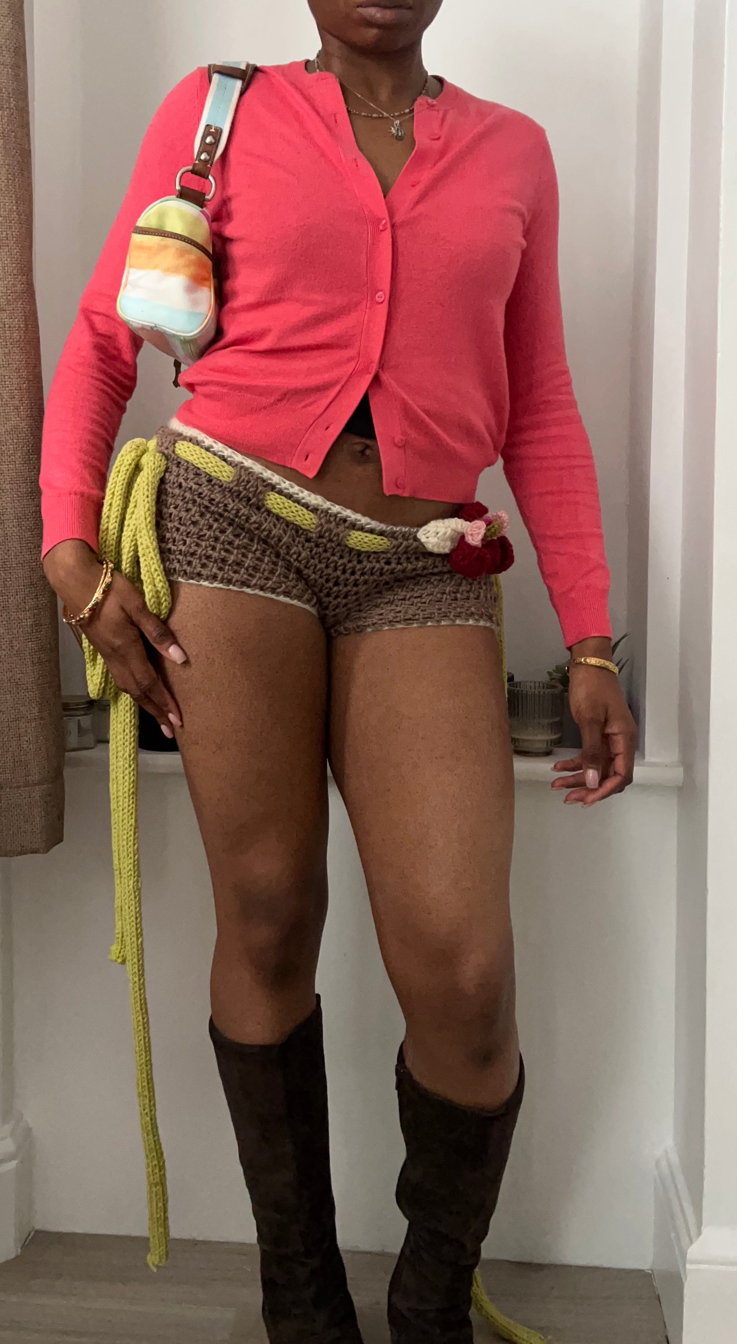 Chocolate orchid micro shorts